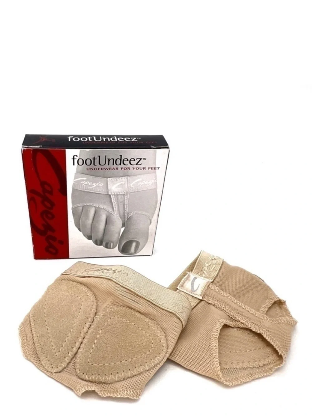 Capezio FootUndeez Men’s XL (12-13) = Women’s XXL Nude Dance footundeez New NWT